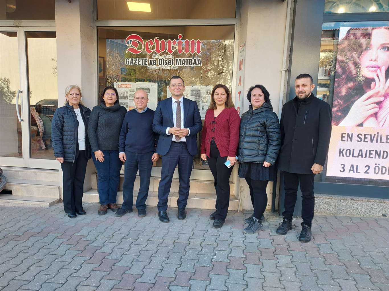 Ak Parti Menteşe İlçe Başkanı Mustafa Algan'dan Devrim Gazetesi'ne ziyaret haberi